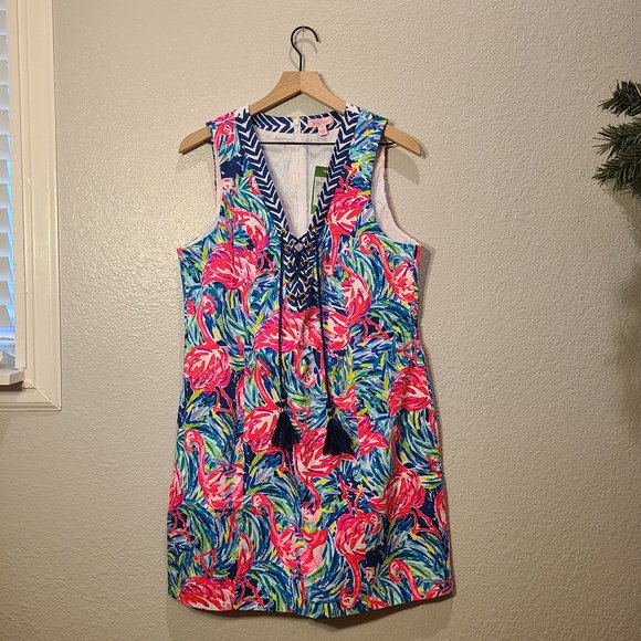 Lilly Pulitzer Cabrey Shift Dress, Size 14, NWT - Picture 3 of 12